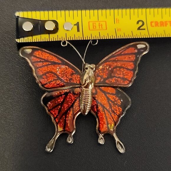 💍Vintage Butterfly Pin Brooch Goldtone - Picture 2 of 4